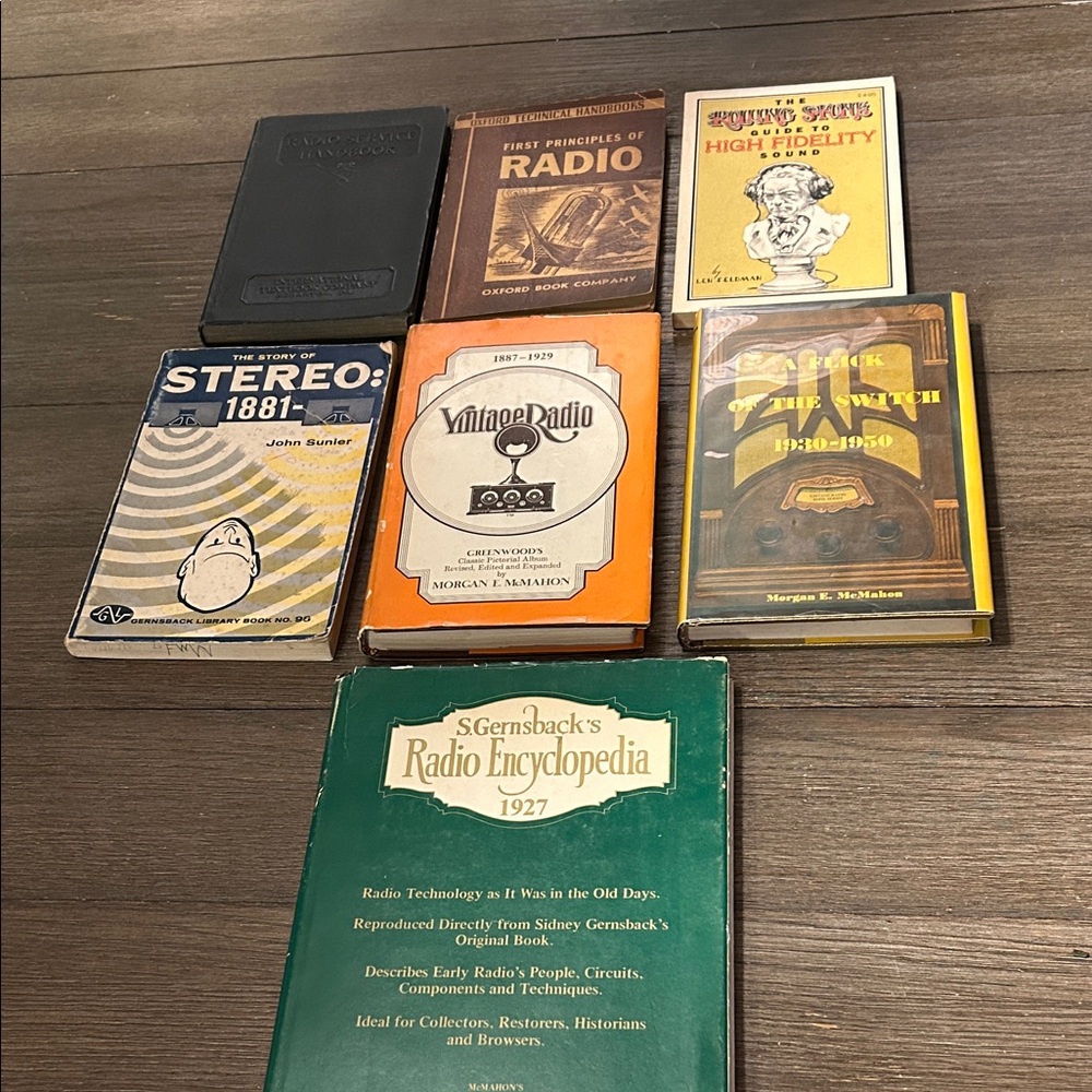 Early Radio Books - 1920’s - 1970’s signed first edition limited edition 7 total
